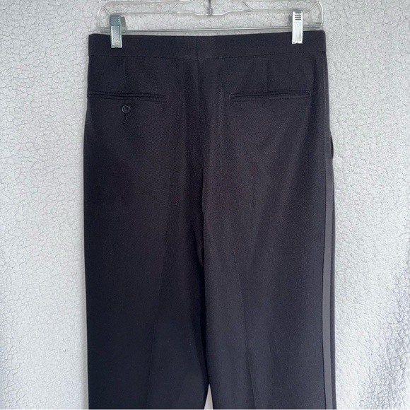 EUC vintage black tuxedo pants, versatile length - Picture 7 of 10